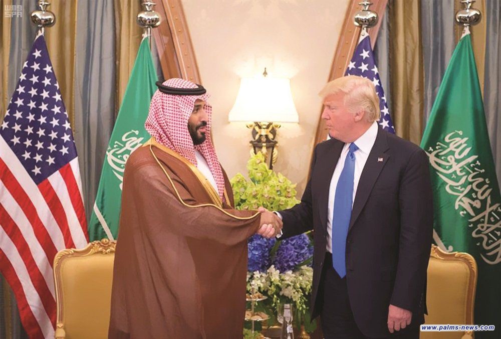 الرئيس الأمريكي دونالد ترامب يصل إلى السعودية في جولة خليجية